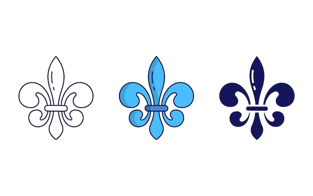 Fleur De Lis vectoricoon