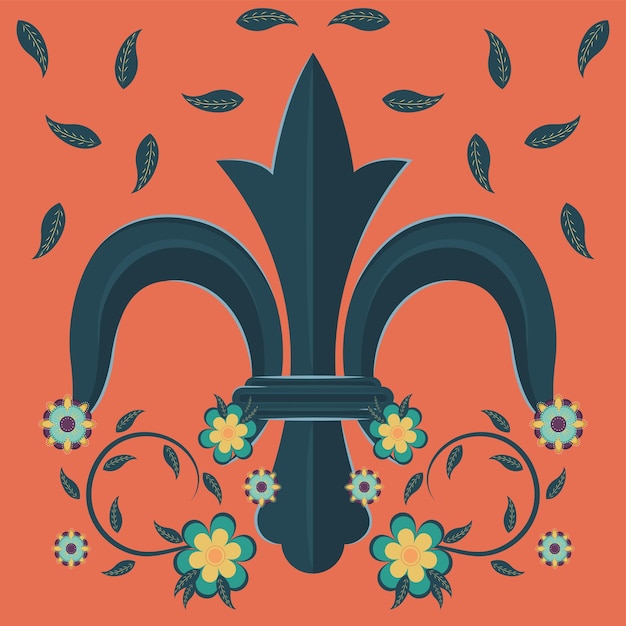 Vettore fleur de lis