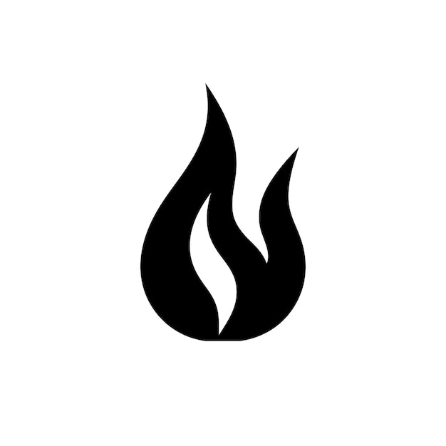 Flickering fury flame icon