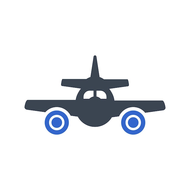 Vector flight airliner icon