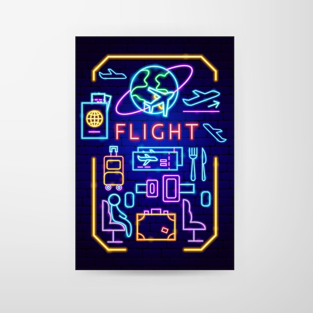 flight neon flyer