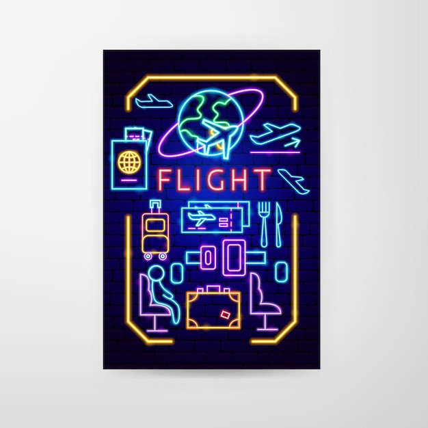 Flight neon flyer