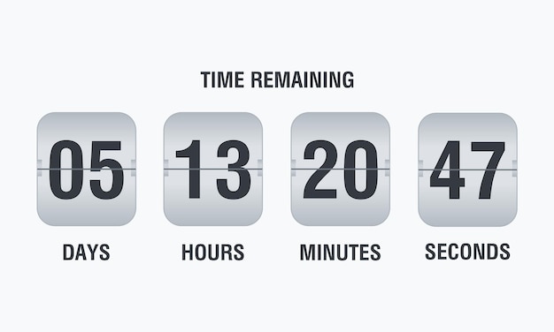 Create countdown timer screen saver - Finalhit