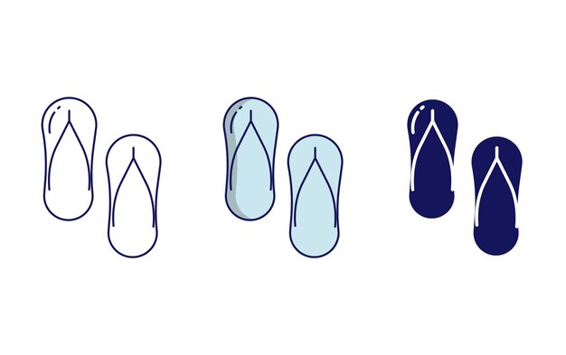 Flip-flop vector icoon