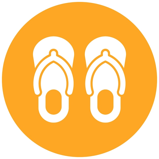 Flip Flops icon vector image Can be used for Coastline
