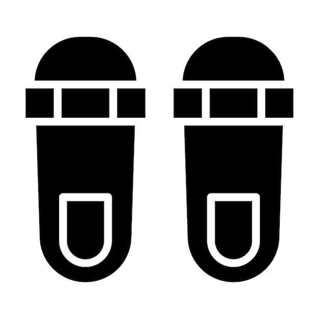 Flip Flops Vector Illustration Style