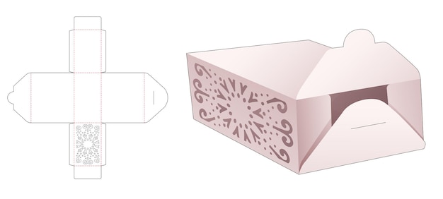 Flipverpakking met gestanste mandala-sjabloon