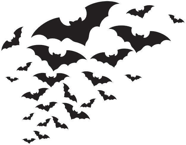 Flock of bats