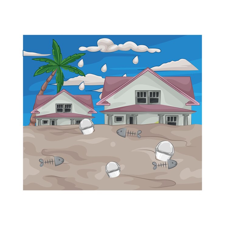 Vector flood illustration