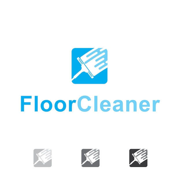 Floor cleaner logo design