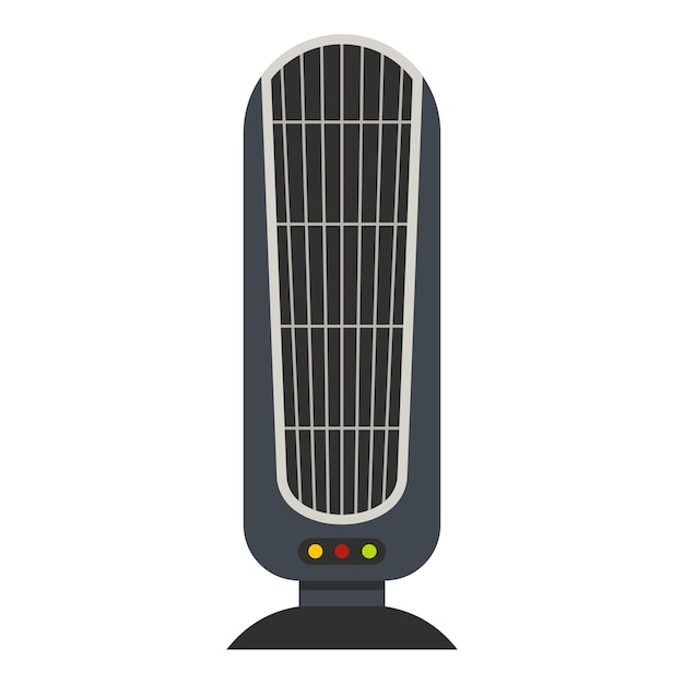 Floor heater icon Flat illustration of floor heater vector icon for web