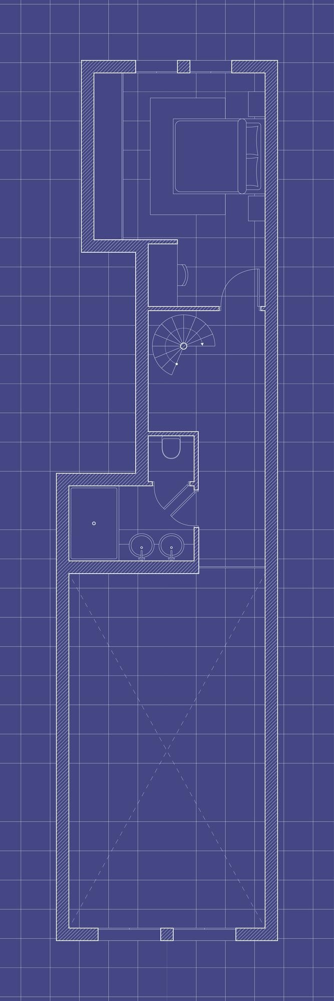 Vector 바닥 계획 레이아웃