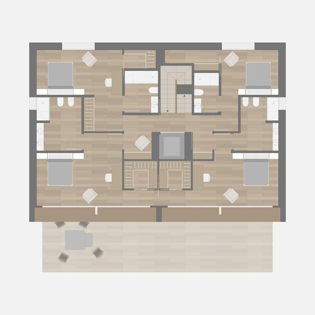 Vector floor plan