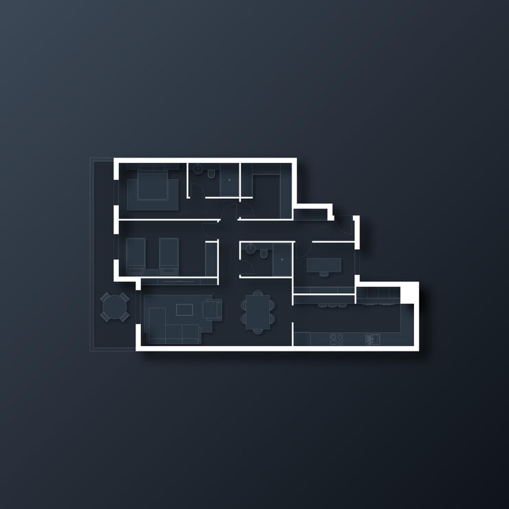 Vector floor plan