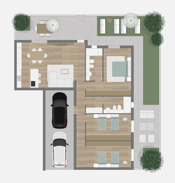 Vector floor plan