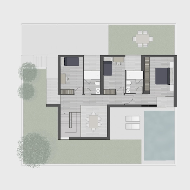 Vector floor plan