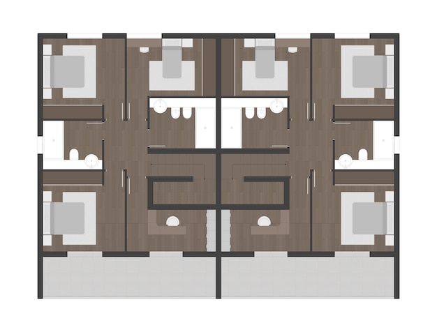 Vector floor plan