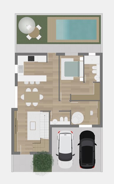 Vector floor plan