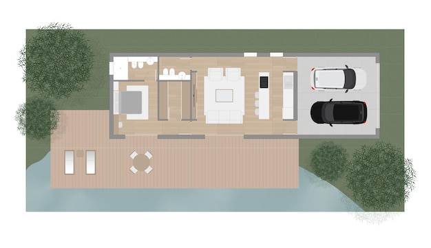 Vector floor plan