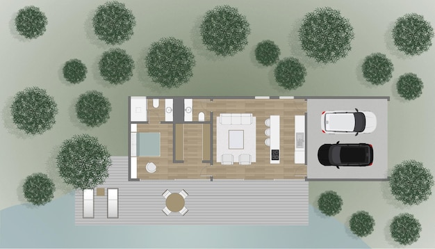 Vector floor plan