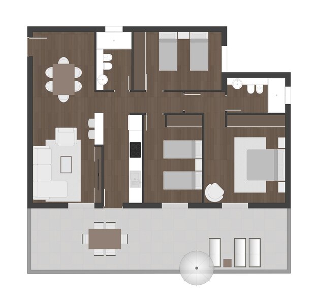 Vector floor plan