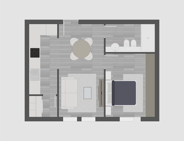 Vector floor plan