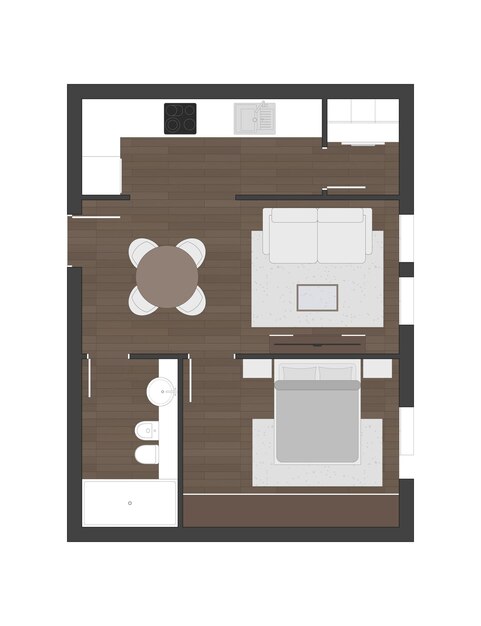 Vector floor plan