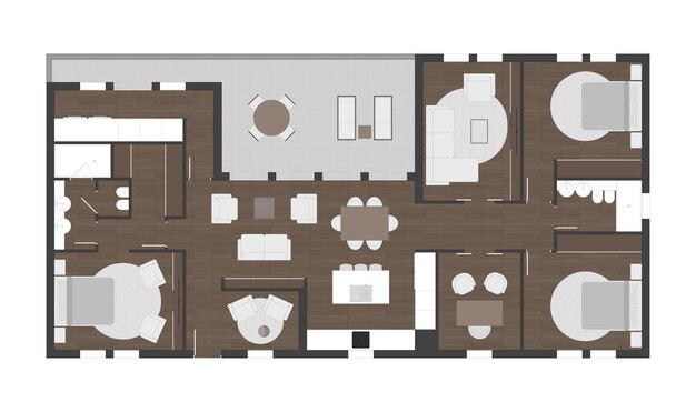 Vector floor plan