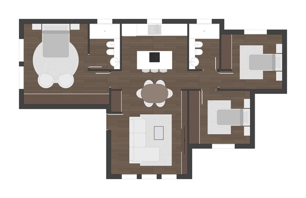 Vector floor plan