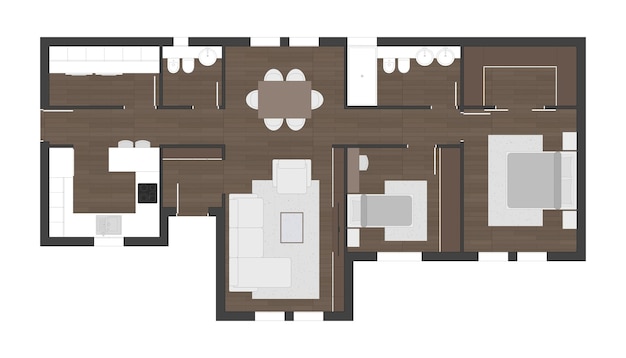 Vector floor plan