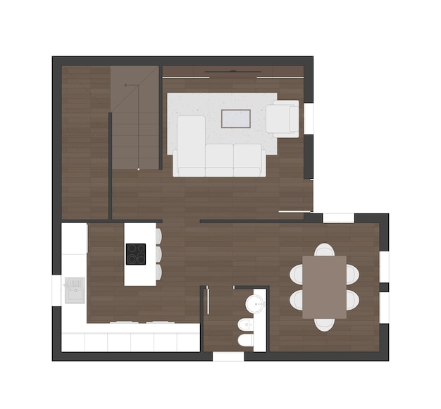 Vector floor plan