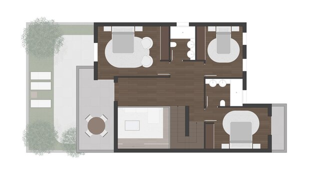 Vector floor plan