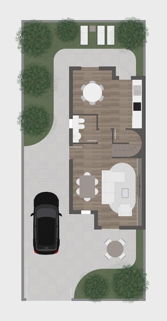 Vector floor plan