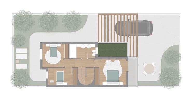 Vector floor plan
