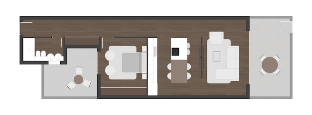 Vector floor plan