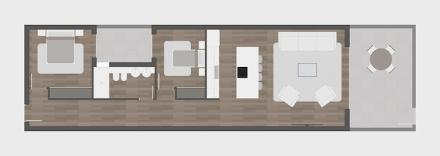 Vector floor plan