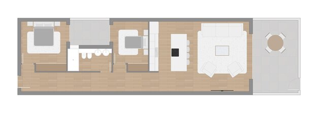 Vector floor plan