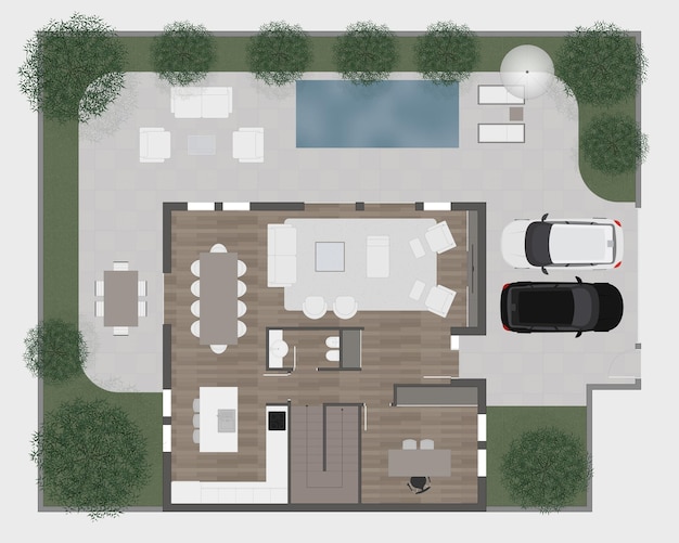 Vector floor plan