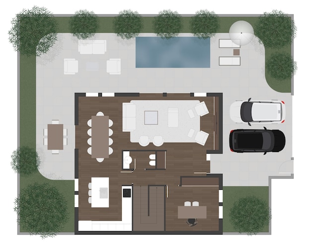 Vector floor plan