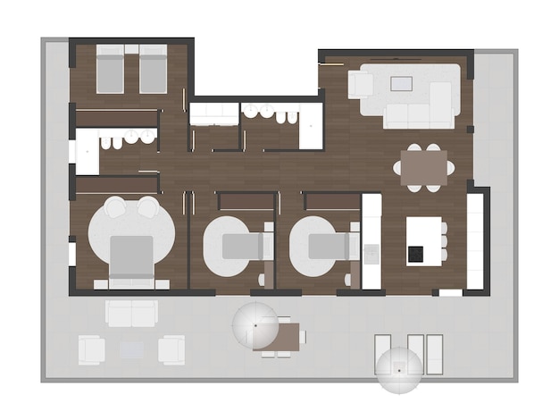 Vector floor plan