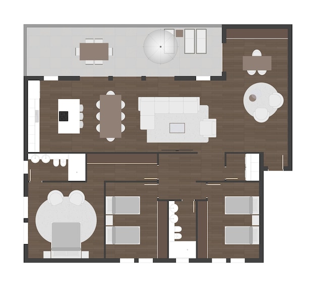 Vector floor plan