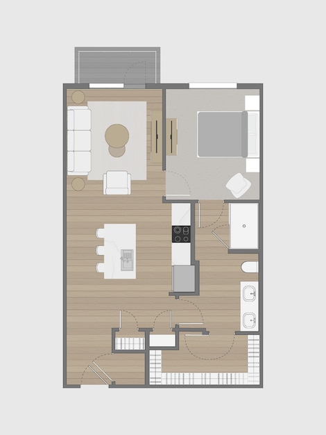 Vector floor plan