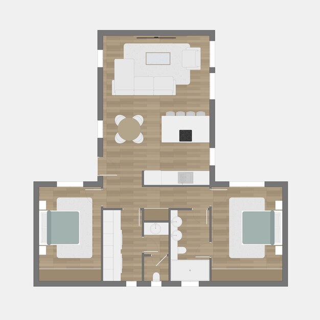 Vector floor plan