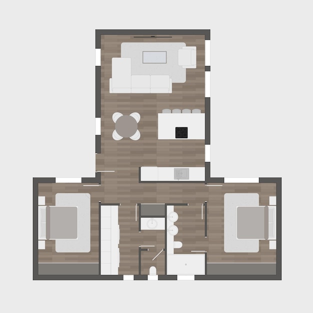 Vector floor plan