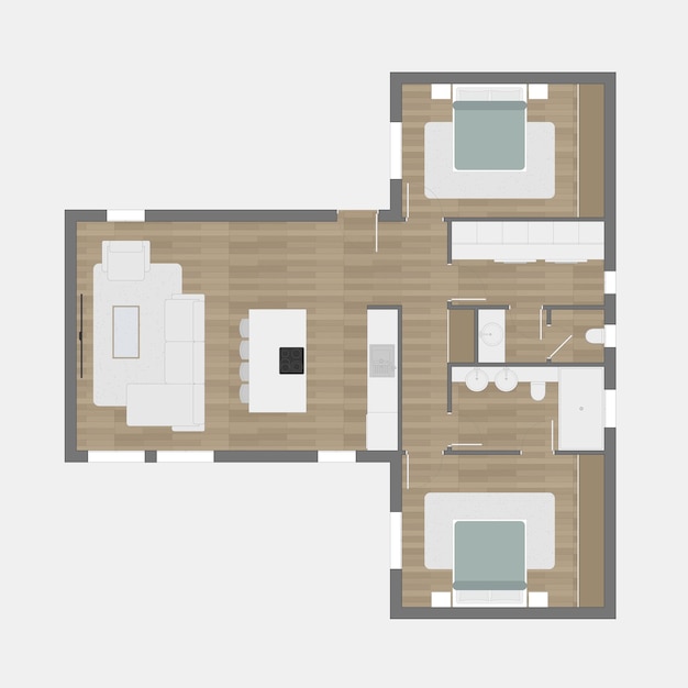 Vector floor plan