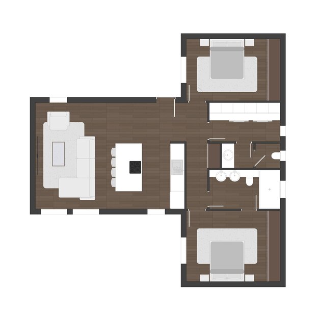 Vector floor plan