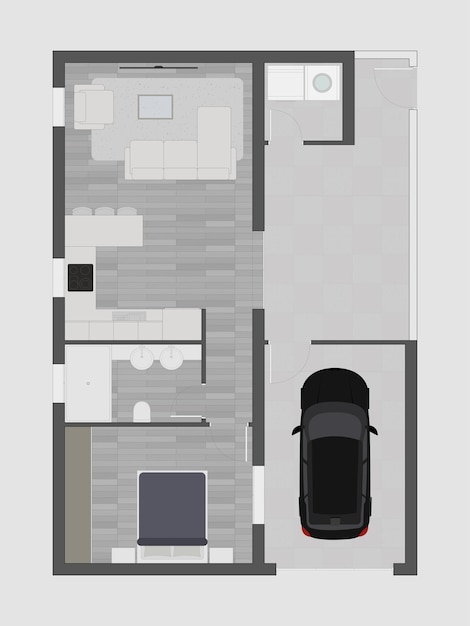 Vector floor plan