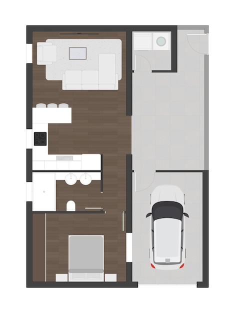 Vector floor plan