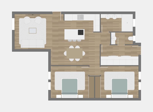 Vector floor plan