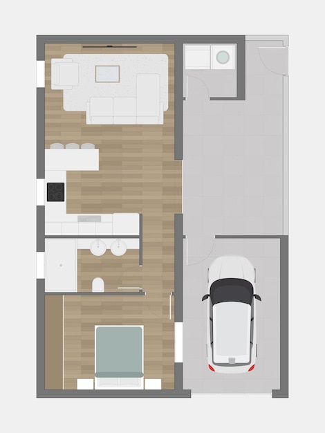 Vector floor plan